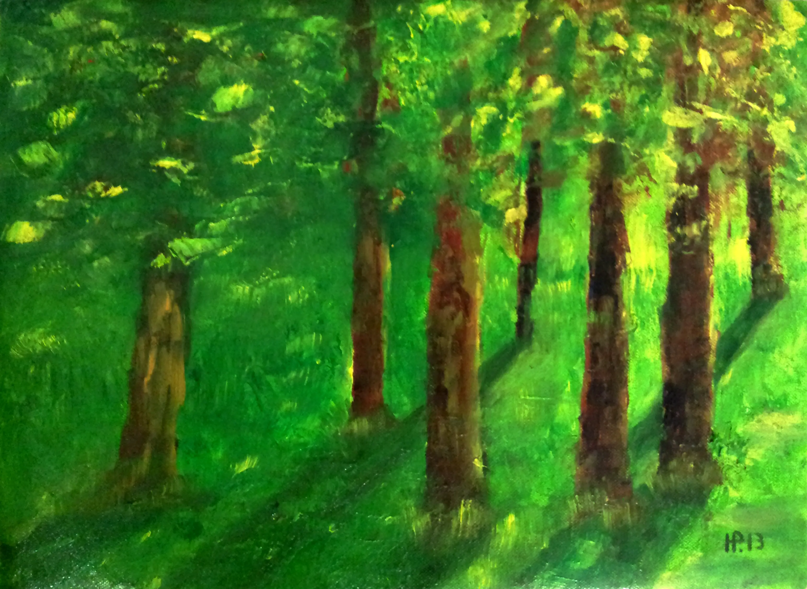 Ögemälde – Landschaften