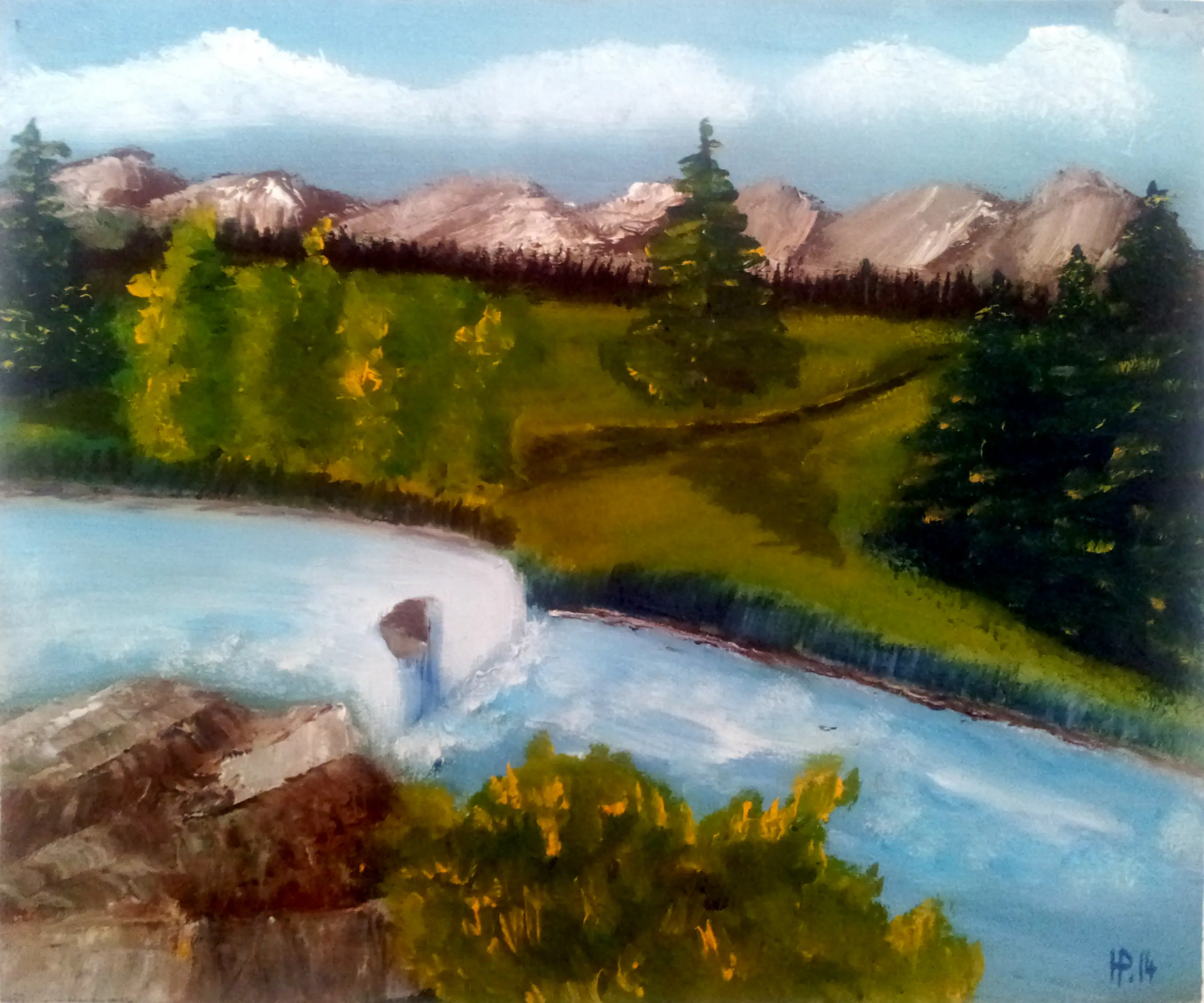 Ögemälde – Landschaften