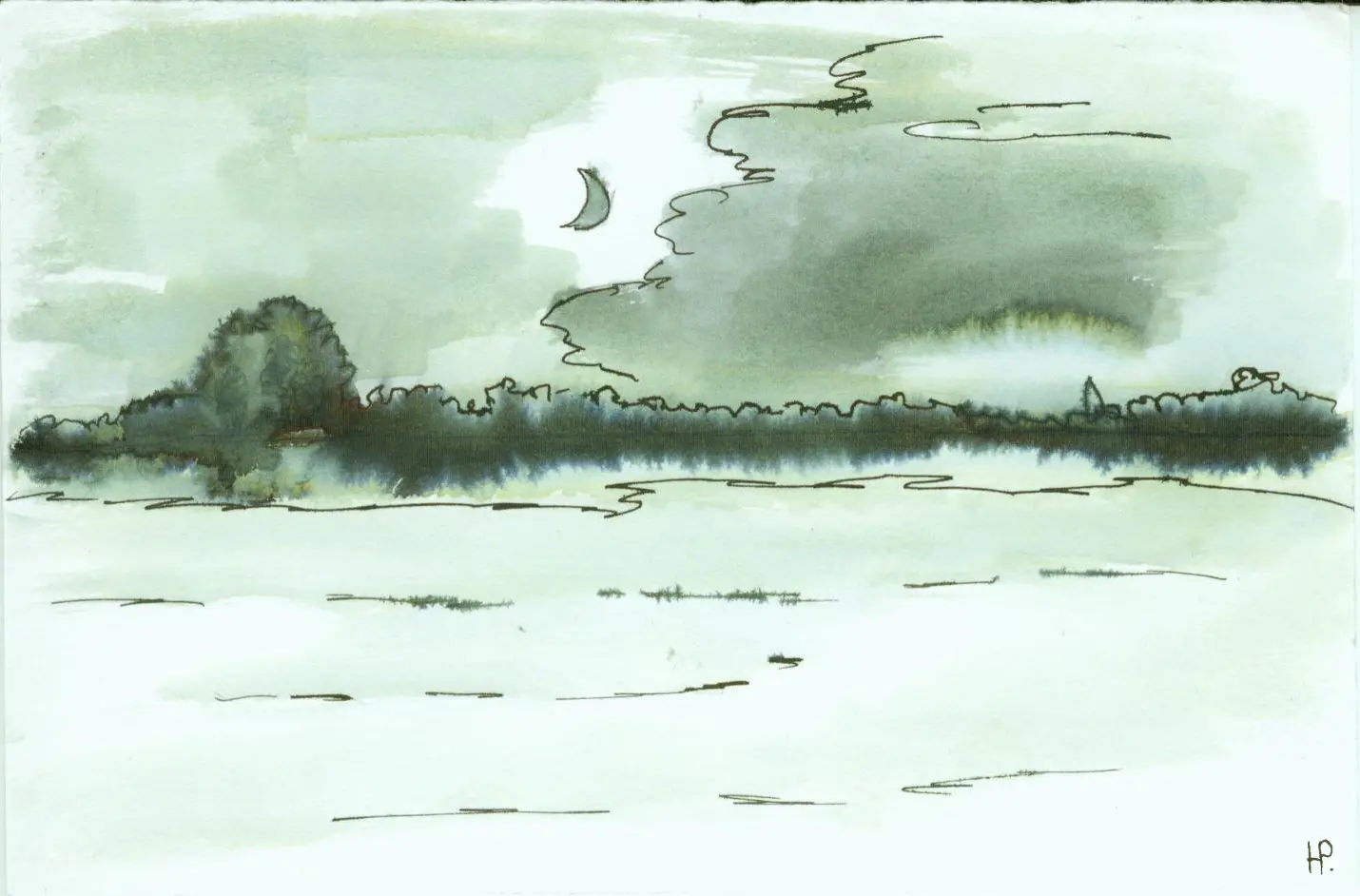 Ögemälde – Landschaften