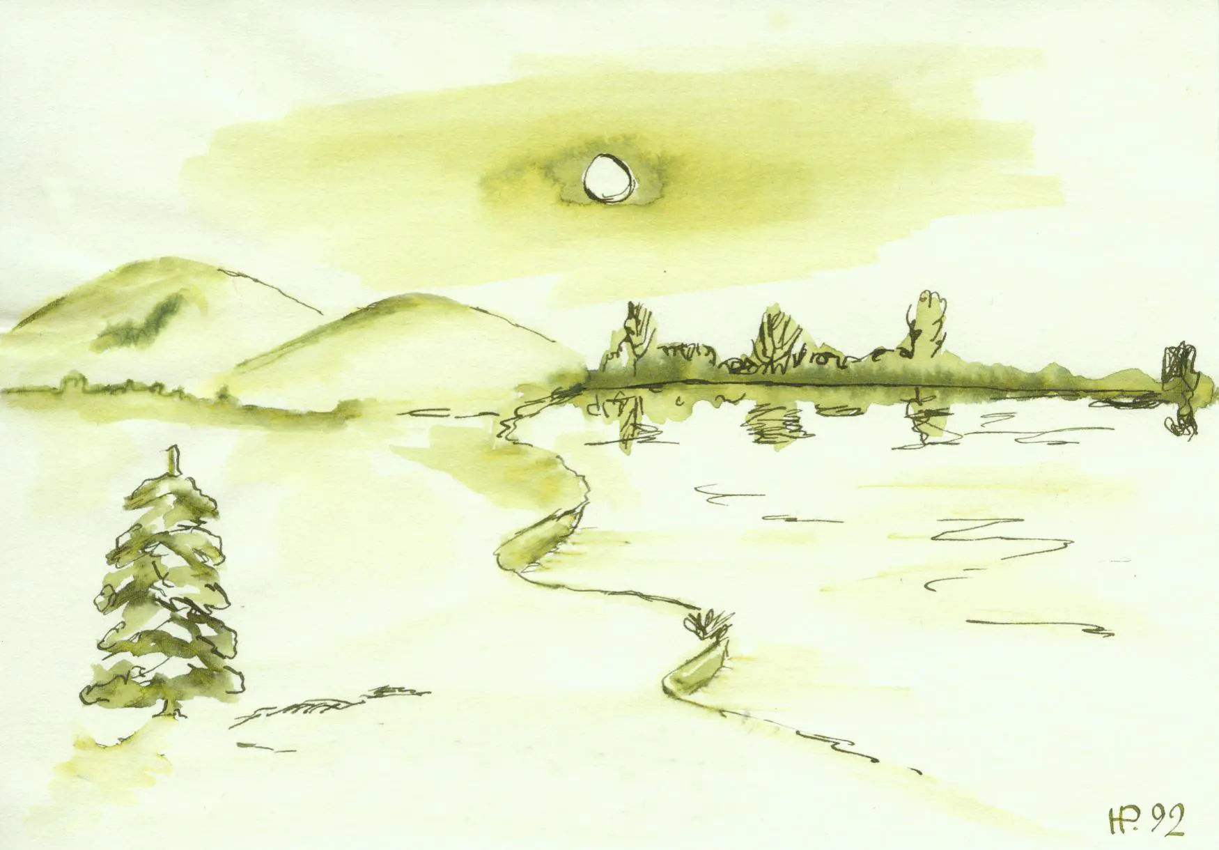 Ögemälde – Landschaften